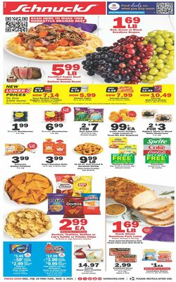 Catalogue Schnucks from 02/26/2025