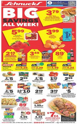 Catalogue Schnucks from 03/19/2025