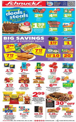 Catalogue Schnucks from 02/18/2026
