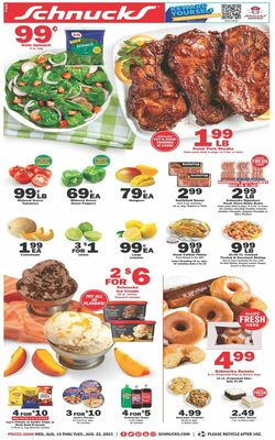 Catalogue Schnucks from 08/16/2023