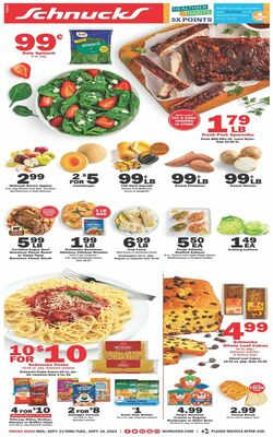 Catalogue Schnucks from 09/13/2023