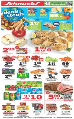 Catalogue Schnucks from 11/01/2023