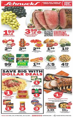Catalogue Schnucks from 01/24/2024