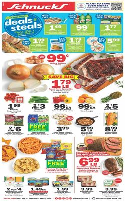 Catalogue Schnucks from 01/31/2024