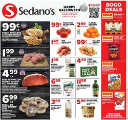 Catalogue Sedano's from 10/29/2025