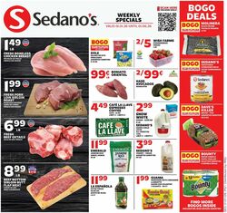 Catalogue Sedano's from 01/01/2026