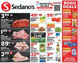 Catalogue Sedano's from 07/01/2026