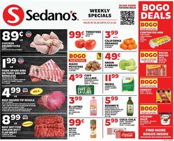 Catalogue Sedano's from 07/15/2026