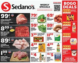 Catalogue Sedano's from 09/09/2026