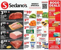 Catalogue Sedano's from 09/16/2026