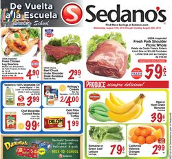 Catalogue Sedano's from 08/14/2019