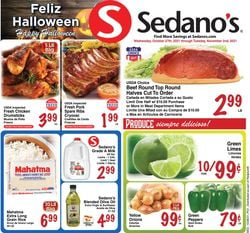 Catalogue Sedano's from 10/27/2021