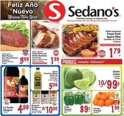 Catalogue Sedano's from 12/25/2021