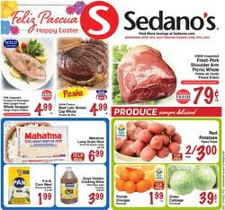 Catalogue Sedano's EASTER 2022 from 04/13/2022