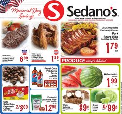 Catalogue Sedano's from 05/25/2022
