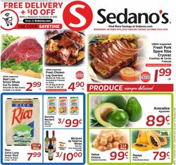 Catalogue Sedano's from 10/19/2022