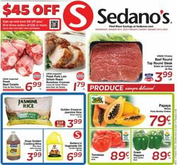 Catalogue Sedano's from 01/18/2023