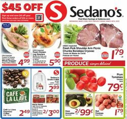 Catalogue Sedano's from 03/22/2023