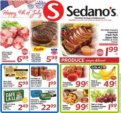 Catalogue Sedano's from 07/03/2024