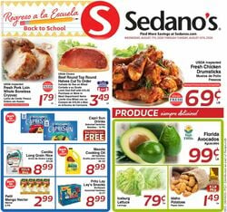 Catalogue Sedano's from 08/07/2024