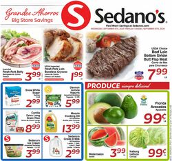 Catalogue Sedano's from 09/04/2024