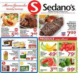 Catalogue Sedano's from 09/18/2024