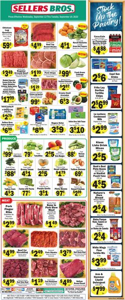 Catalogue Sellers Bros. from 09/13/2023