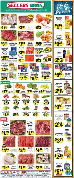 Catalogue Sellers Bros. from 11/29/2023