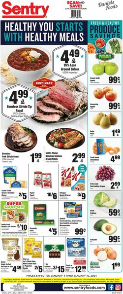 Catalogue Sentry from 01/04/2024