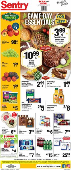 Catalogue Sentry from 09/05/2024