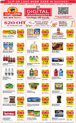 Catalogue ShopRite from 08/28/2025