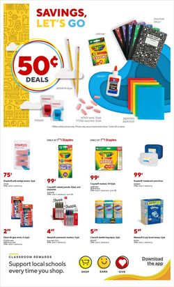 Current weekly ad Staples
