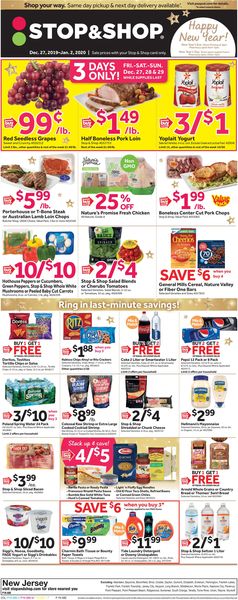 Catalogue Stop and Shop from 12/27/2019