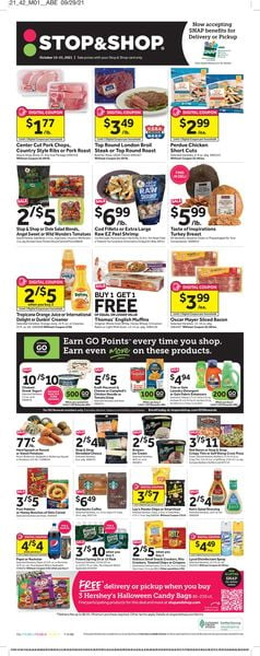 Catalogue Stop and Shop from 10/15/2021