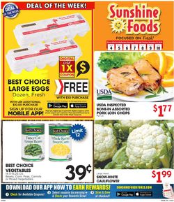 Catalogue Sunshine Foods from 11/04/2020