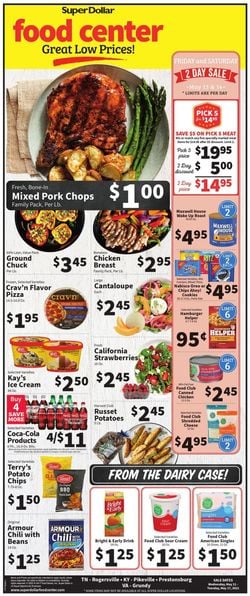 Catalogue Super Dollar Food Center from 05/11/2022