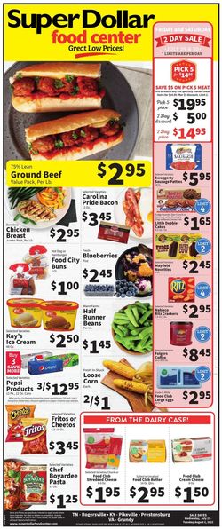 Catalogue Super Dollar Food Center from 07/27/2022