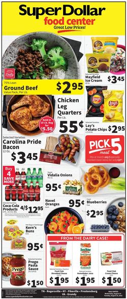 Catalogue Super Dollar Food Center from 08/10/2022