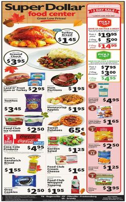 Catalogue Super Dollar Food Center from 11/06/2024