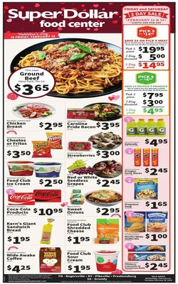 Current weekly ad Super Dollar Food Center