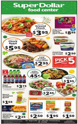 Catalogue Super Dollar Food Center from 03/12/2025