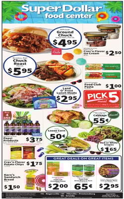Current weekly ad Super Dollar Food Center