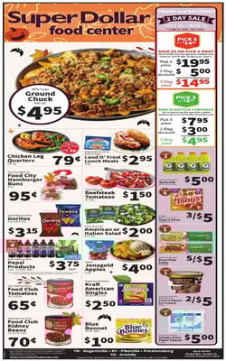 Catalogue Super Dollar Food Center from 10/29/2025