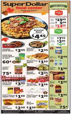 Catalogue Super Dollar Food Center from 11/05/2025