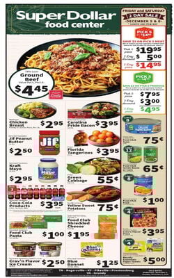 Catalogue Super Dollar Food Center from 12/03/2025