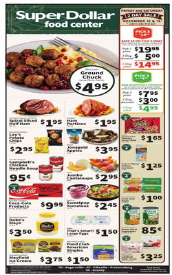 Catalogue Super Dollar Food Center from 12/10/2025