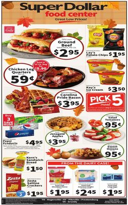 Catalogue Super Dollar Food Center from 10/18/2023