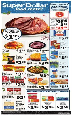 Catalogue Super Dollar Food Center from 12/13/2023