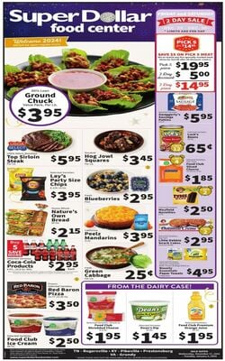 Catalogue Super Dollar Food Center from 12/27/2023