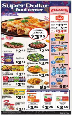 Catalogue Super Dollar Food Center from 05/01/2024
